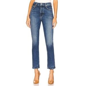 Citizens of Humanity Women Charlotte Hi Rise Straight Leg Jean 28 Organic Cotton
